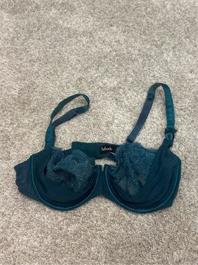 Aubade Paris Teal Lace Underwire Bra - Elegant Support